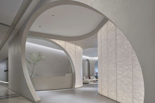 破繭成蝶 福州160㎡布藝展示館的弧線美學(xué)